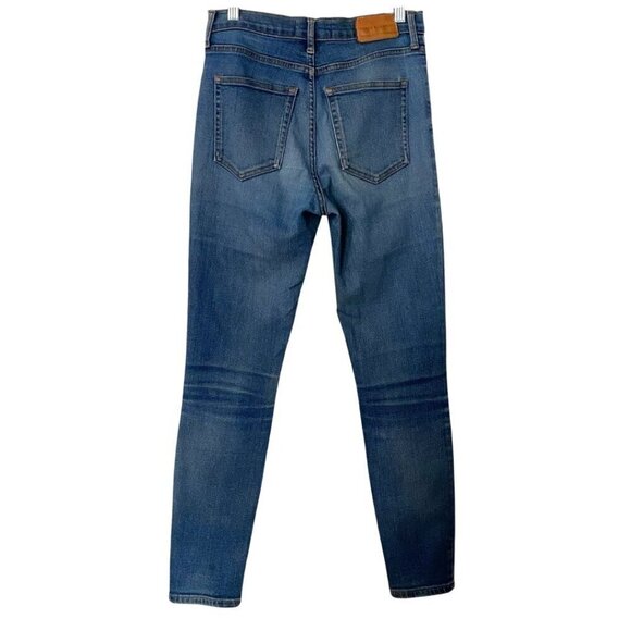 EVERLANE WOMEN'S MEDIUM WASH HIGH RISE SKINNY JEANS - 27 - Picture 2 of 10